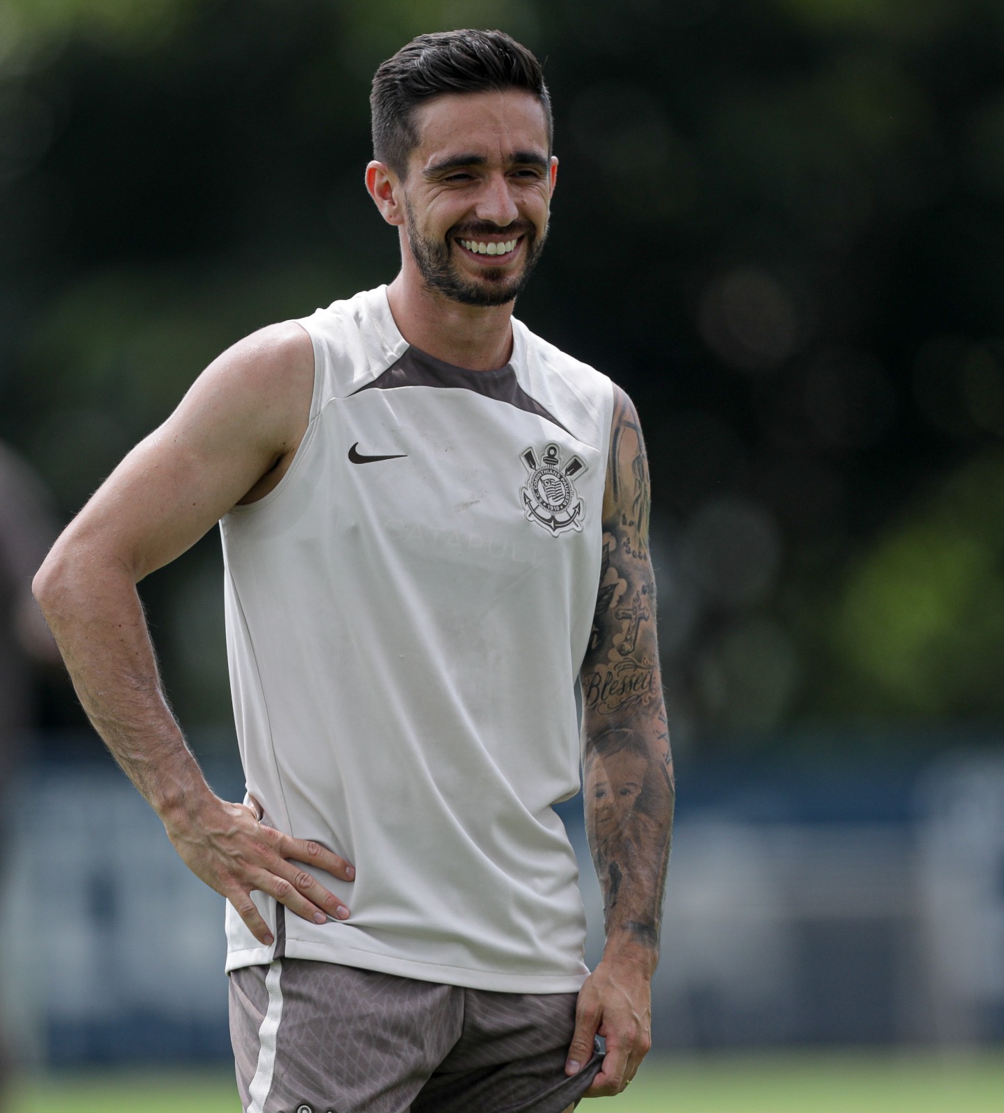 Corinthians trabalha para enfrentar o rival Santos em jogo-treino
