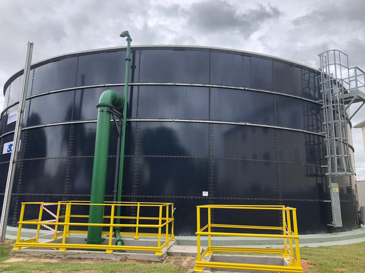 Novos reservatórios ampliam capacidade de armazenamento para região do Jd.Chapadão