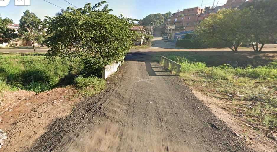 Ponte desaba no Jd. Novo Campos Elíseos, em Campinas