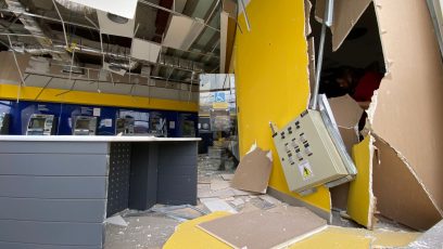 Assalto a banco, em São Pedro, teve explosões e troca de tiros