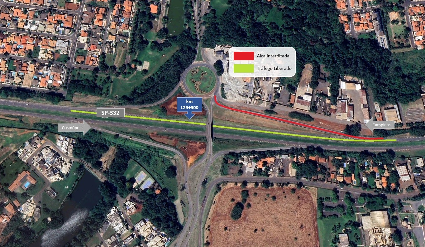 Rota das Bandeiras começa obras em trevo da Zeferino Vaz a partir desta 6ª
