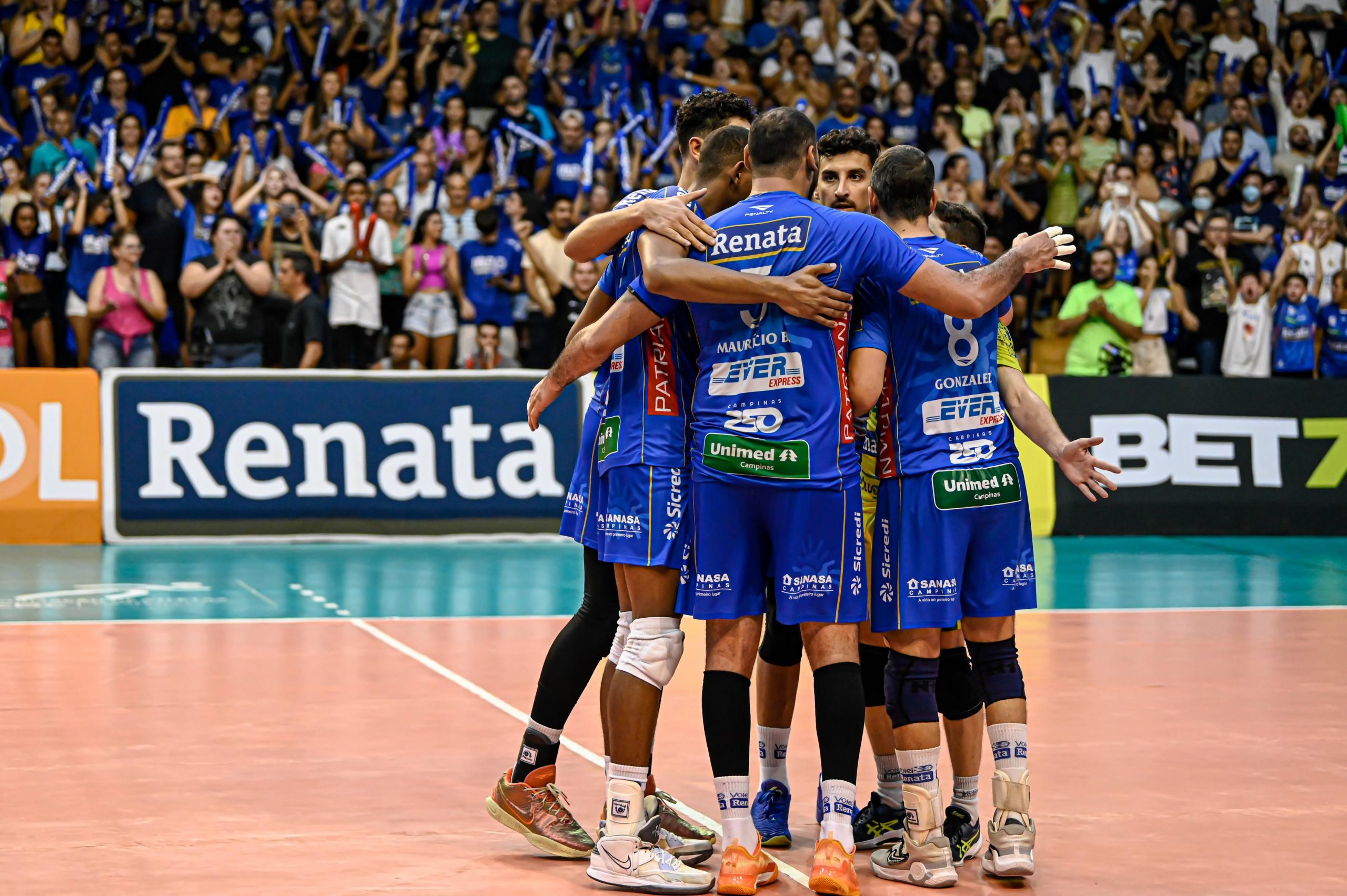 Ginásio do Taquaral terá telão em jogo decisivo do Vôlei Renata contra Guarulhos