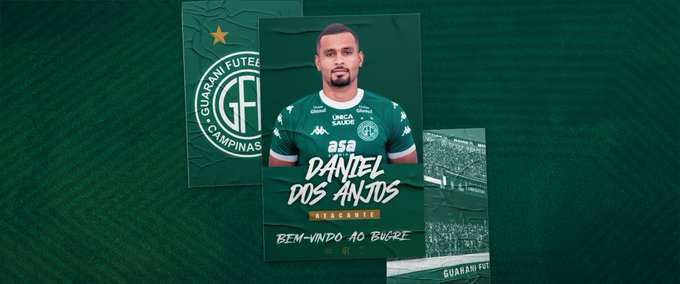 Após apresentação do técnico Pintado, Guarani anuncia dois reforços para sequencia da Série B