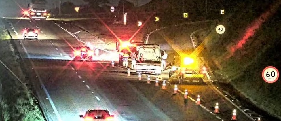 Ciclista morre atropelado na Rodovia Santos Dumont, em Campinas