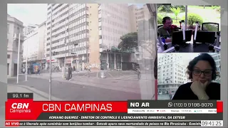 Despejo irregular de uma usina de álcool e açúcar foi identificado no Rio Piracicaba