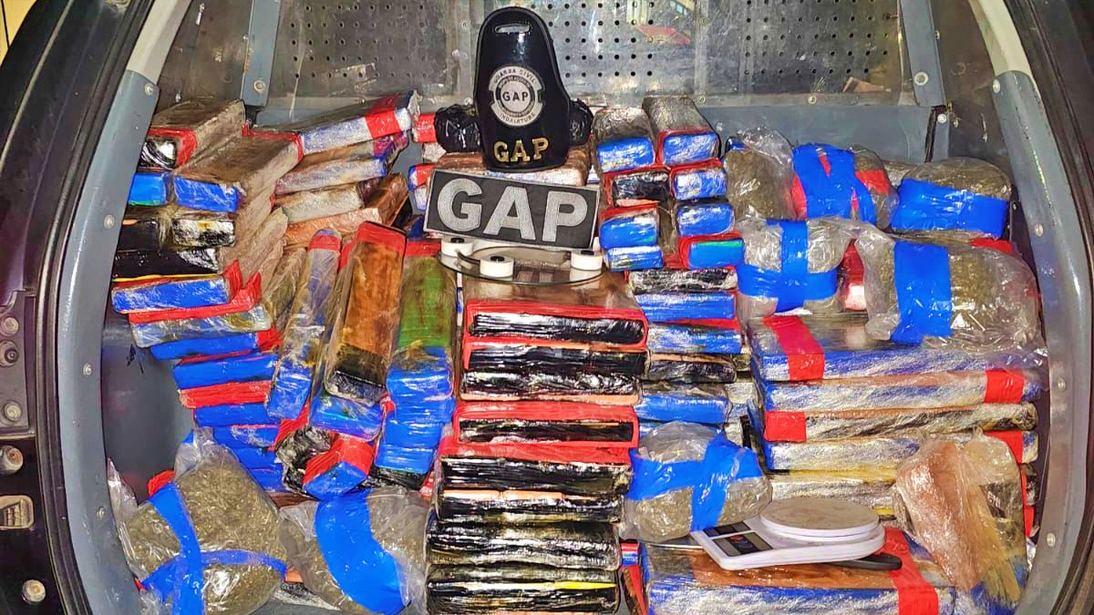 Guarda de Indaiatuba apreende 300kg de drogas e prende 5 pessoas