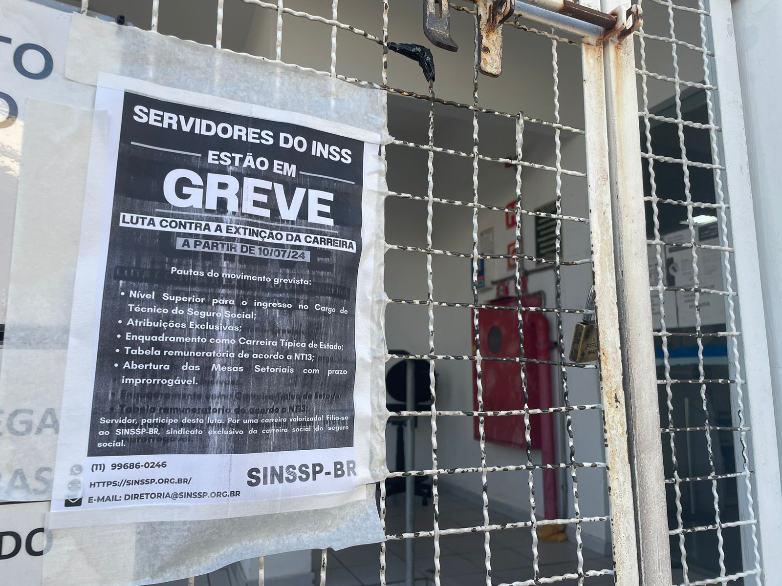 Greve do INSS continua: saiba quais agências estão afetadas aqui na nossa região