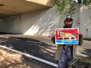 Barão de Itapura ganha mural em homenagem a artista campineiro José Pancetti