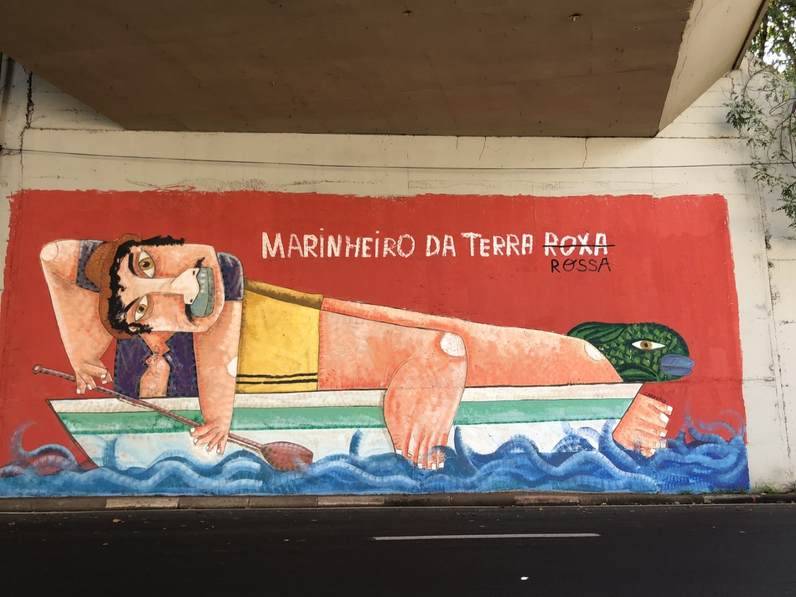 Barão de Itapura ganha mural em homenagem a artista campineiro José Pancetti