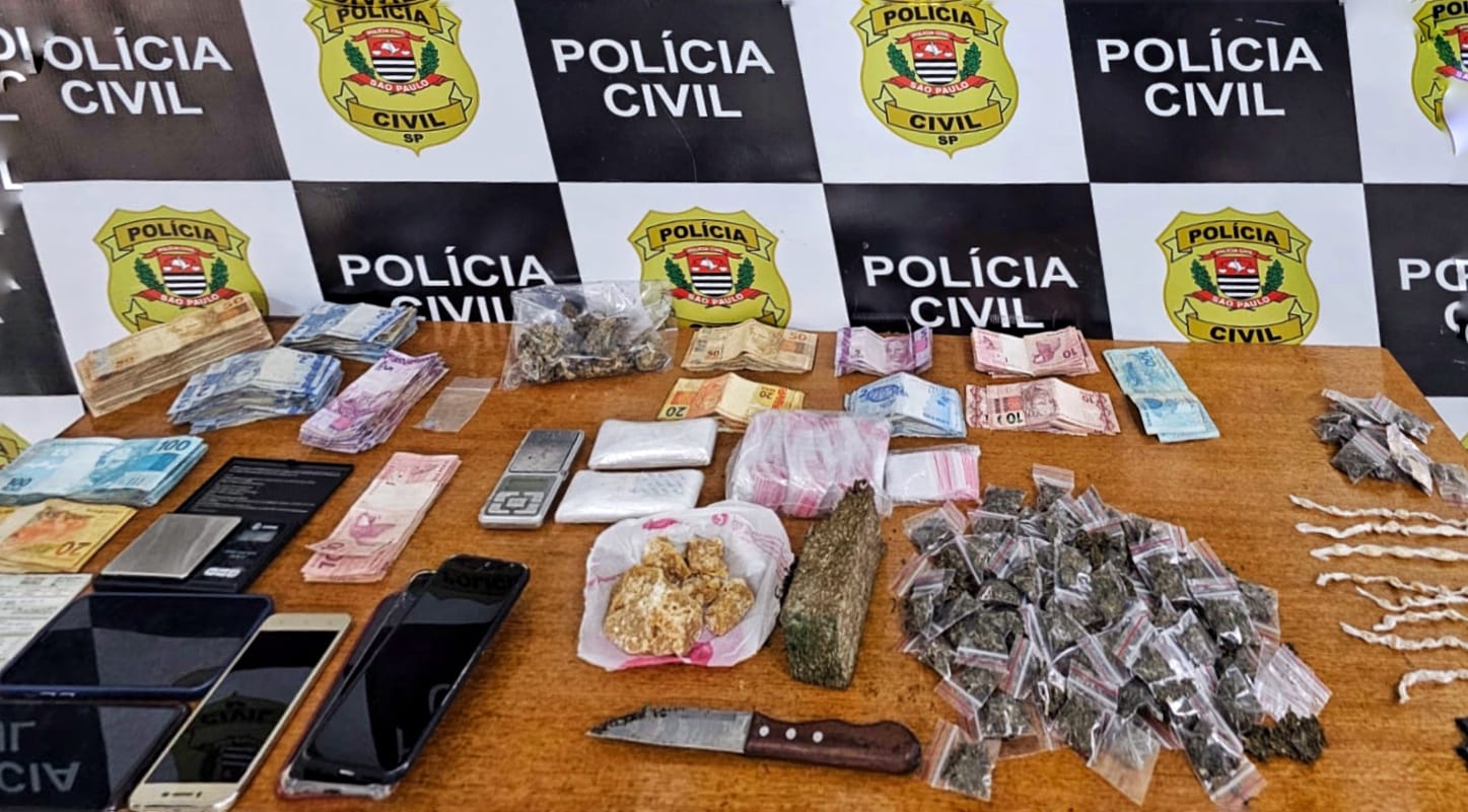 Polícia Civil desmantela quadrilha que administrava pontos de tráfico em Mogi Guaçu