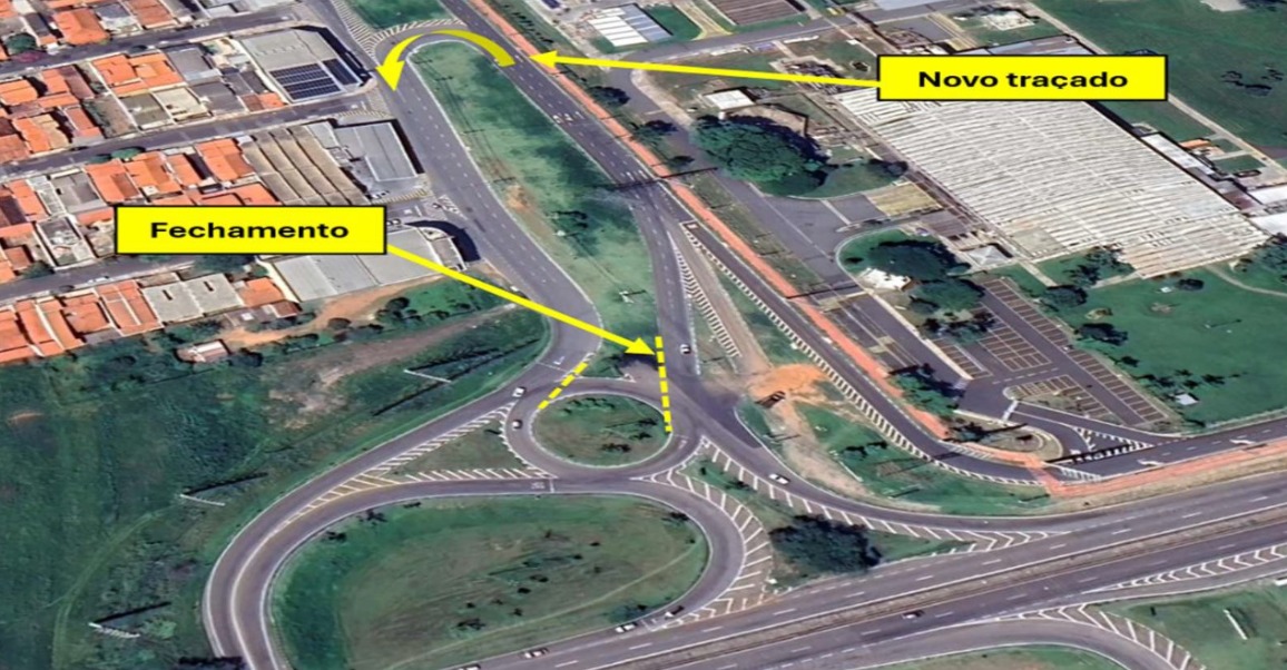 Rodovias do Tietê fecha balão em trevo da SP-101 em Hortolândia
