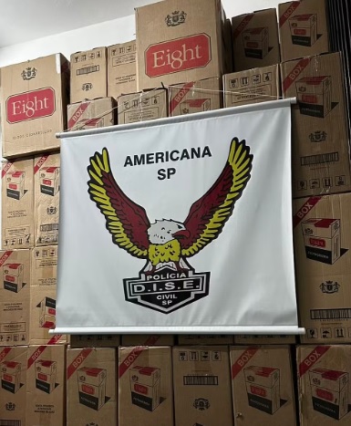 Mais de 800 mil maços de cigarros contrabandeados são apreendidos no Jd. Santa Genebra