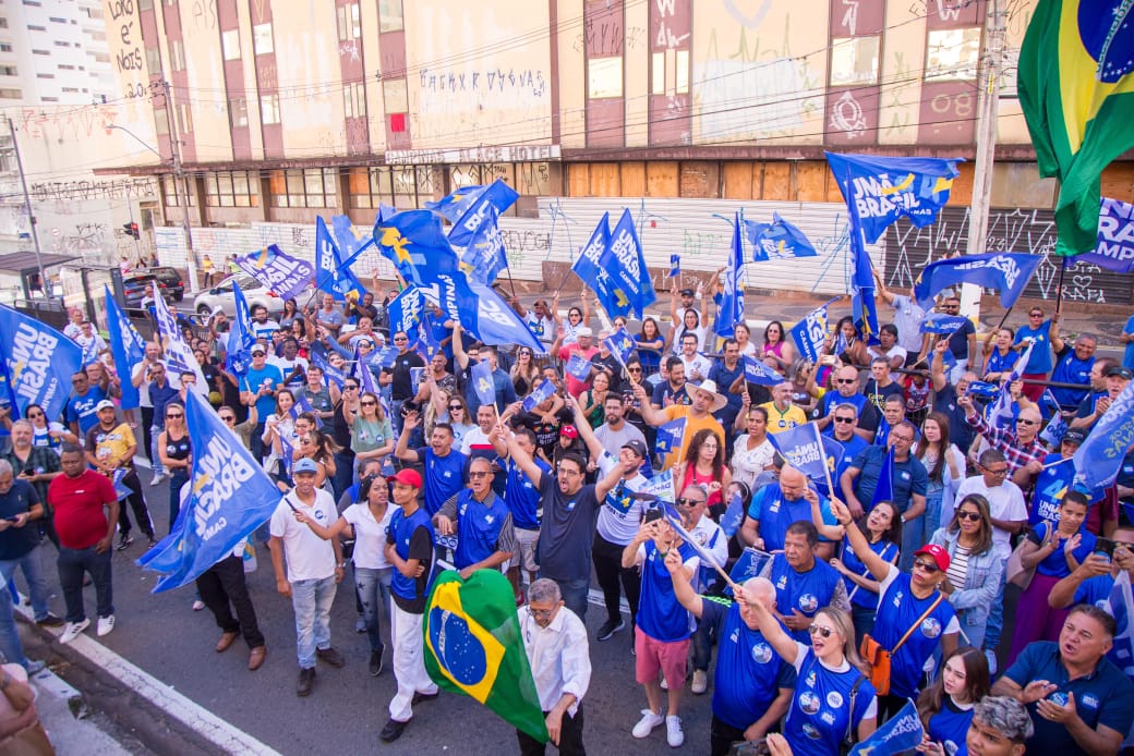 Vereadores do União Brasil fazem ato contra apoio ao Cidadania em Campinas