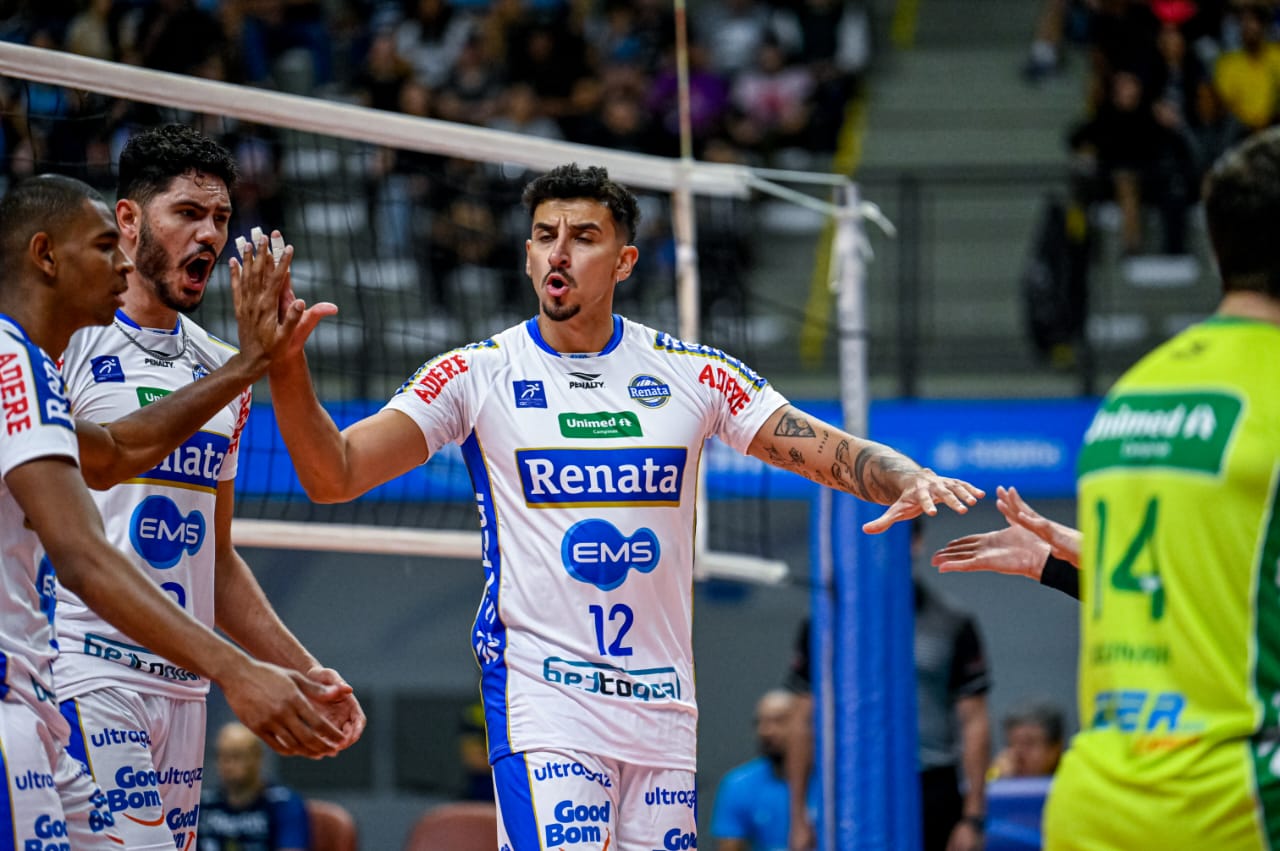 Vôlei Renata vence Suzano e conquista primeira vitória no Campeonato Paulista