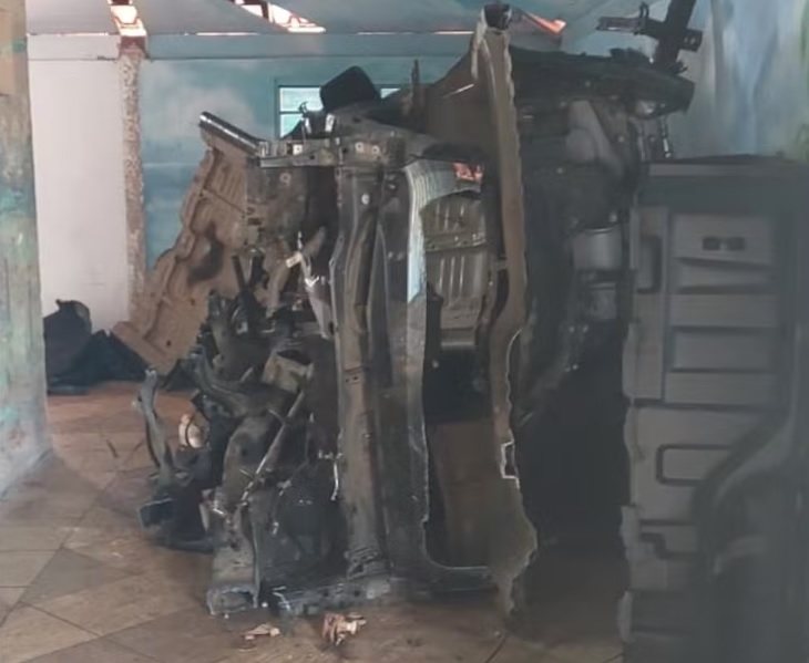 Desmanche especializado em caminhonetes de luxo é descoberto em Elias Fausto