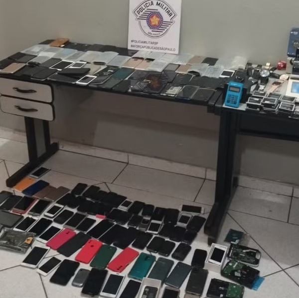 Homem é preso com mais de 140 celulares roubados em Limeira