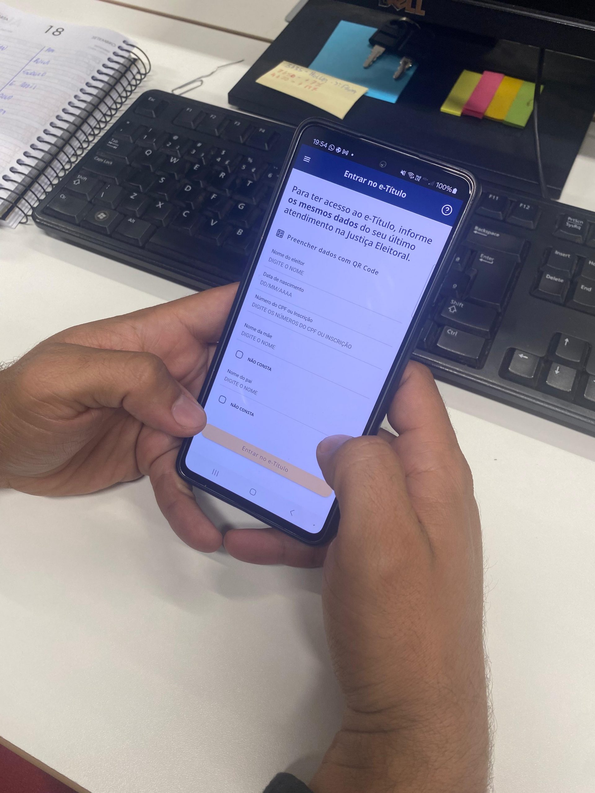 App do título eleitoral precisa ser baixado ou atualizado até sábado