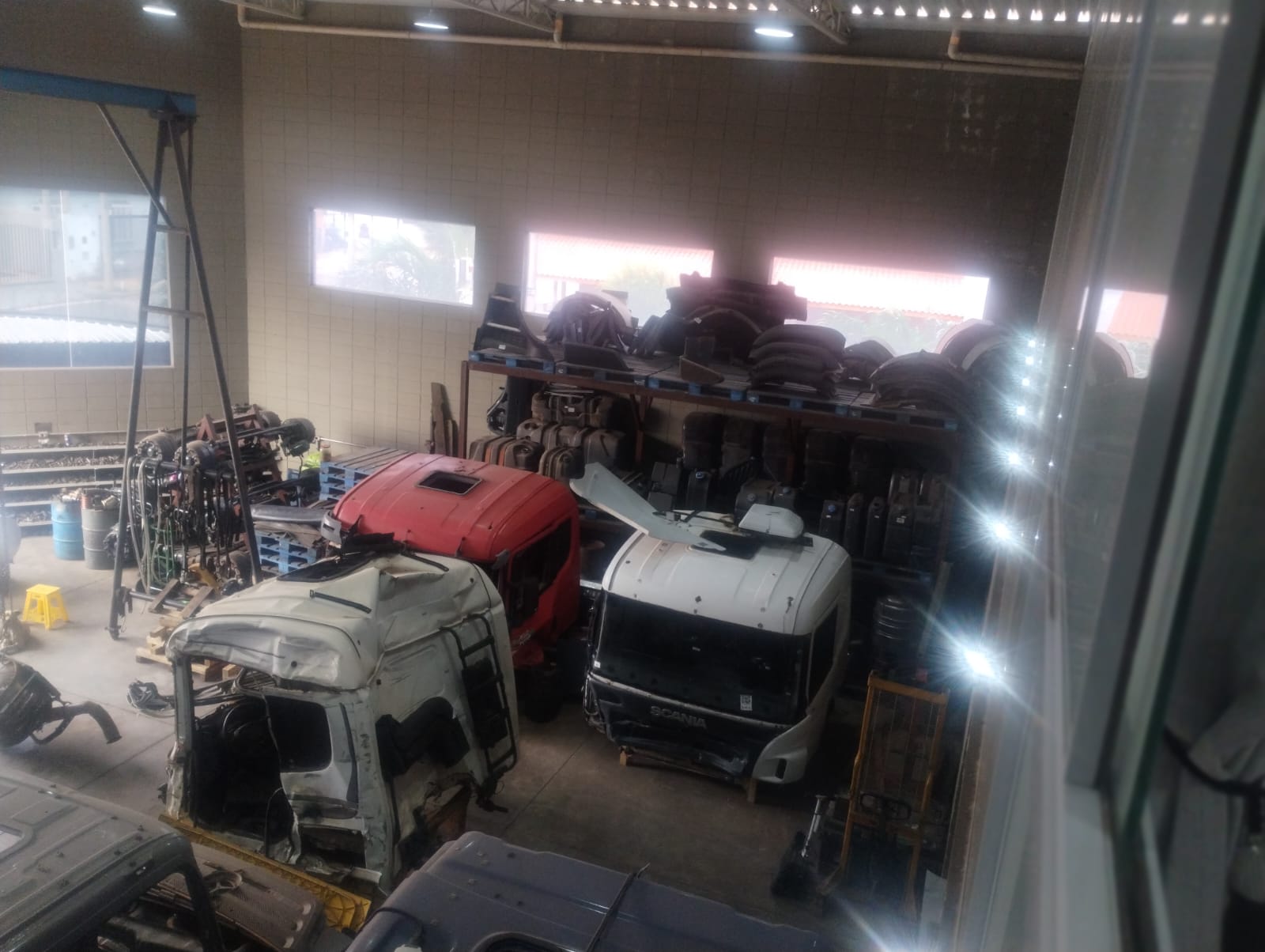 Detran lacra desmanche ilegal de peças no Jardim Eulina