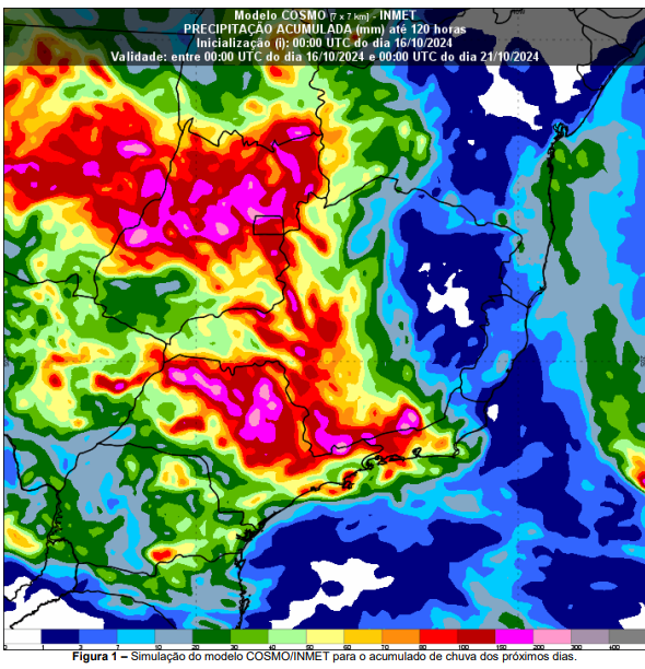 Região de Campinas terá fim de semana com chuvas intensas e ventos fortes 