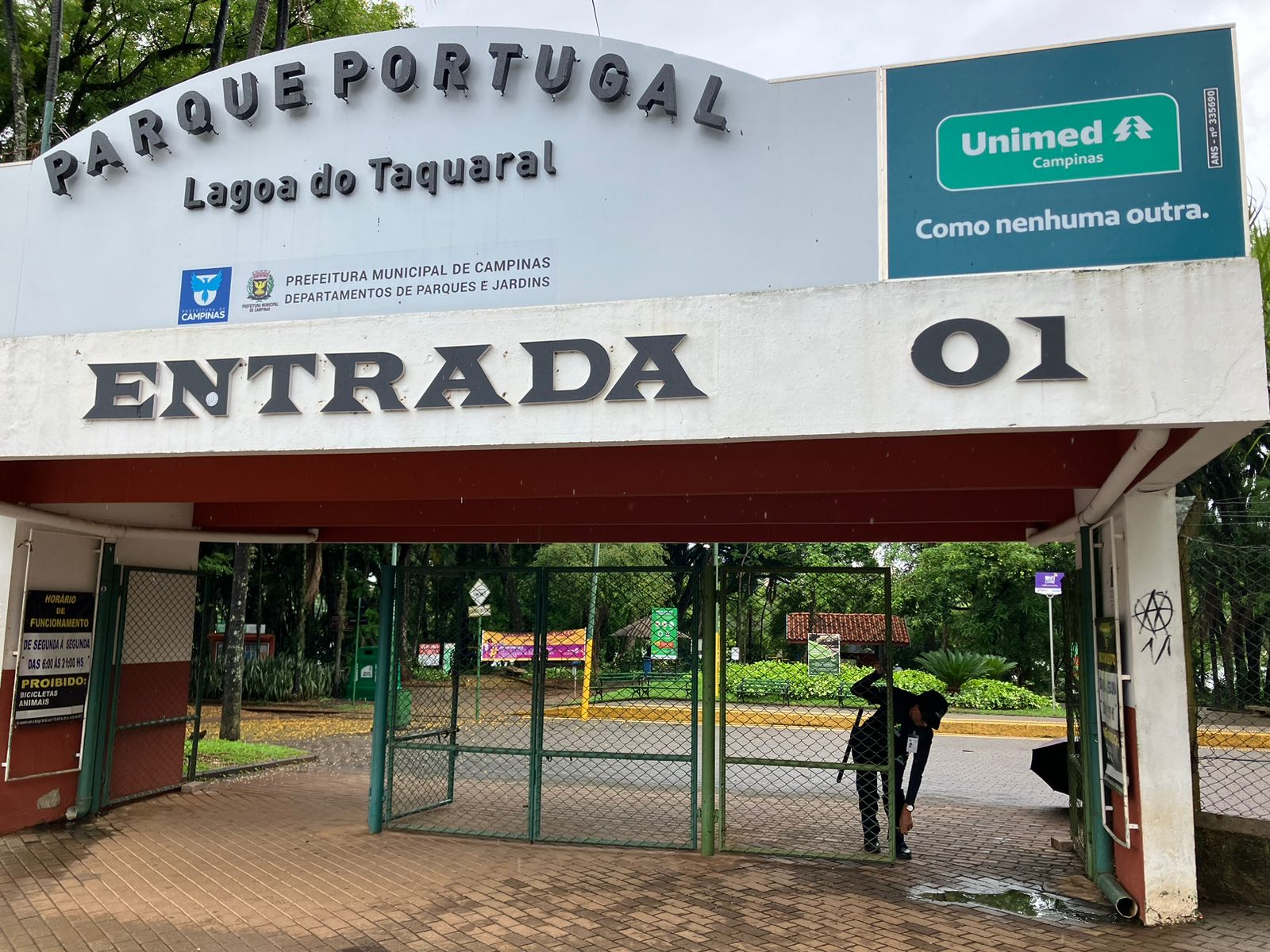 Parques públicos de Campinas são fechados por conta das chuvas