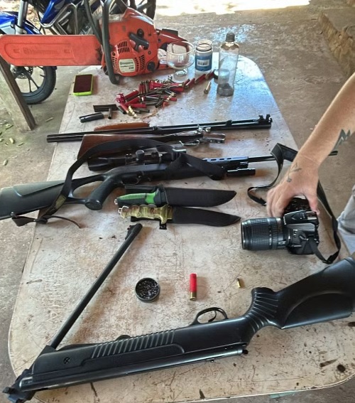 Animais mortos e carne de caça são encontrados com caseiro da Etec de Rio das Pedras