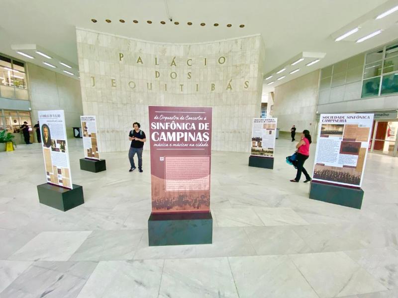 Exposição que celebra os 95 anos da Orquestra Sinfônica de Campinas segue até sexta-feira