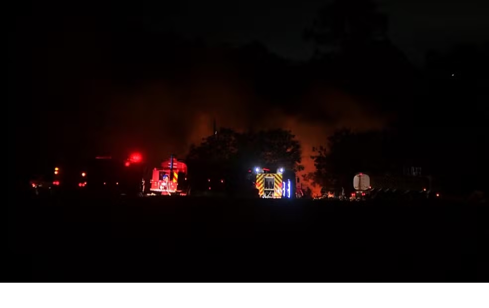 Incêndio mobiliza Corpo de Bombeiros em Cordeirópolis