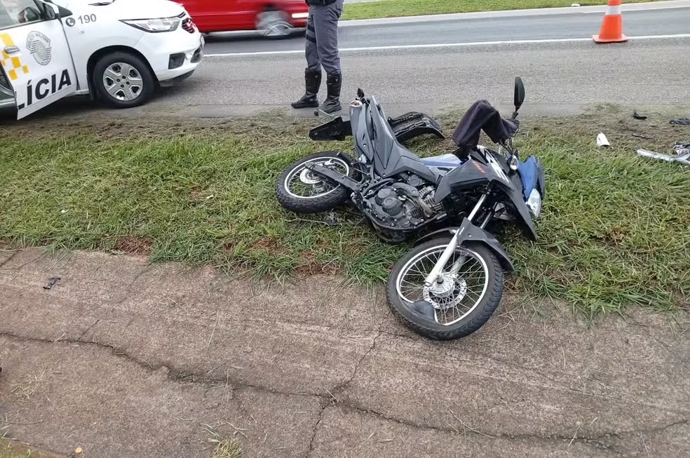 Motociclista morre atropelado em Jaguariúna