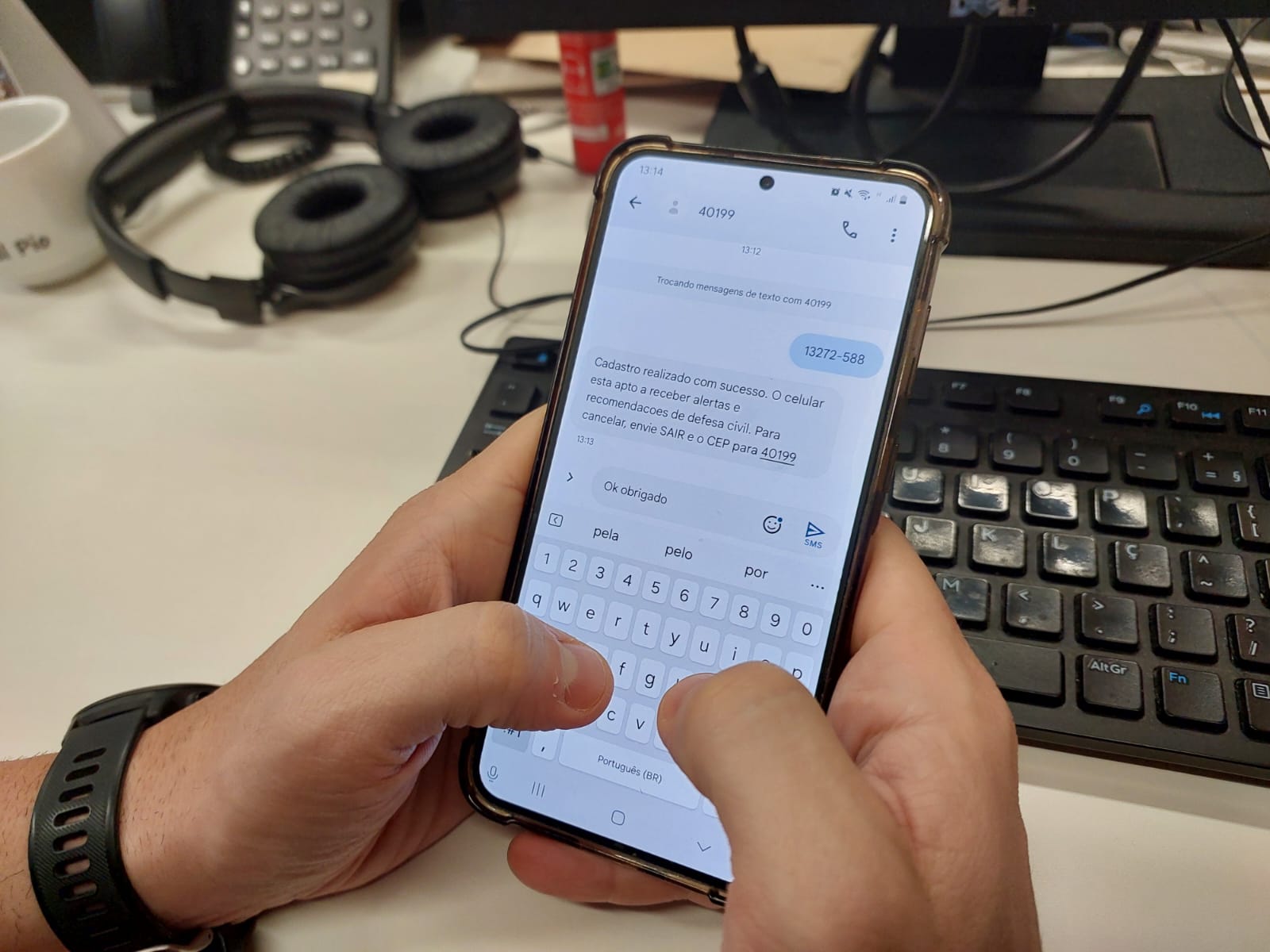 Não recebeu o alerta da Defesa Civil? Saiba como cadastrar o celular