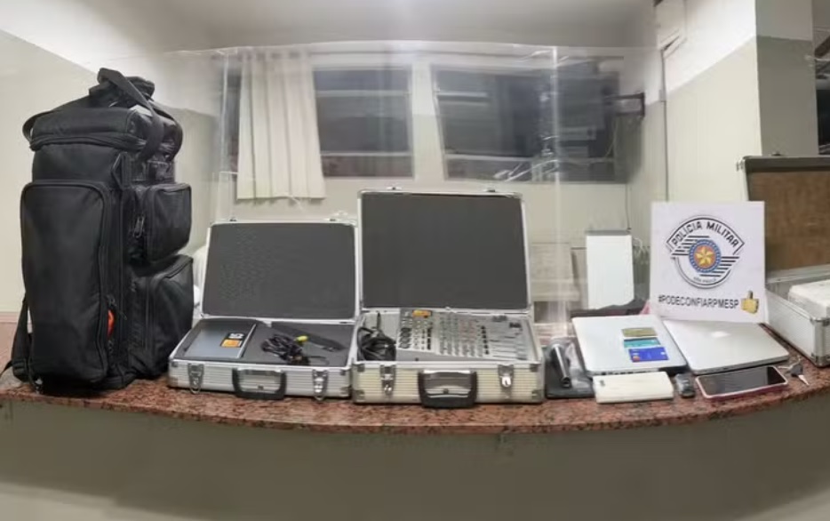 PM recupera carro e produtos eletrônicos furtados em Piracicaba