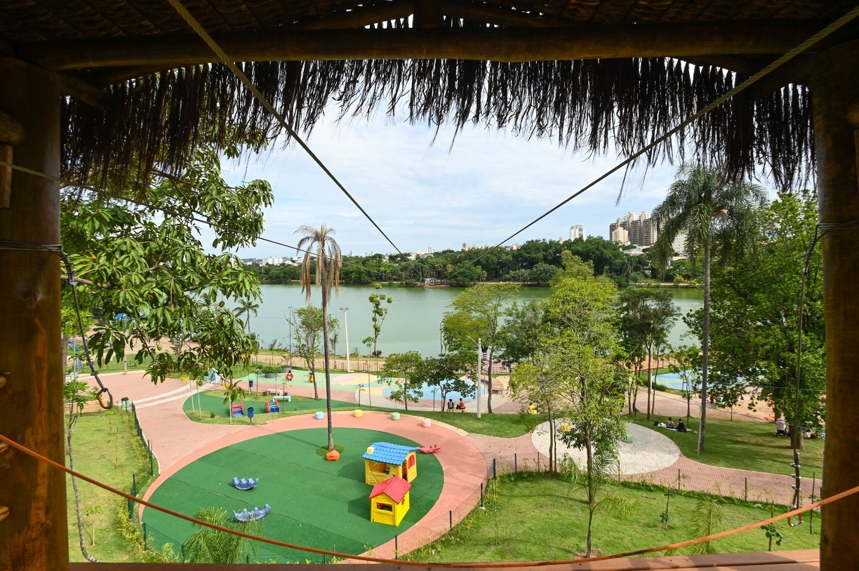 Prefeitura inaugura sábado a tirolesa do Taquaral; atração abrirá ao público depois do Natal