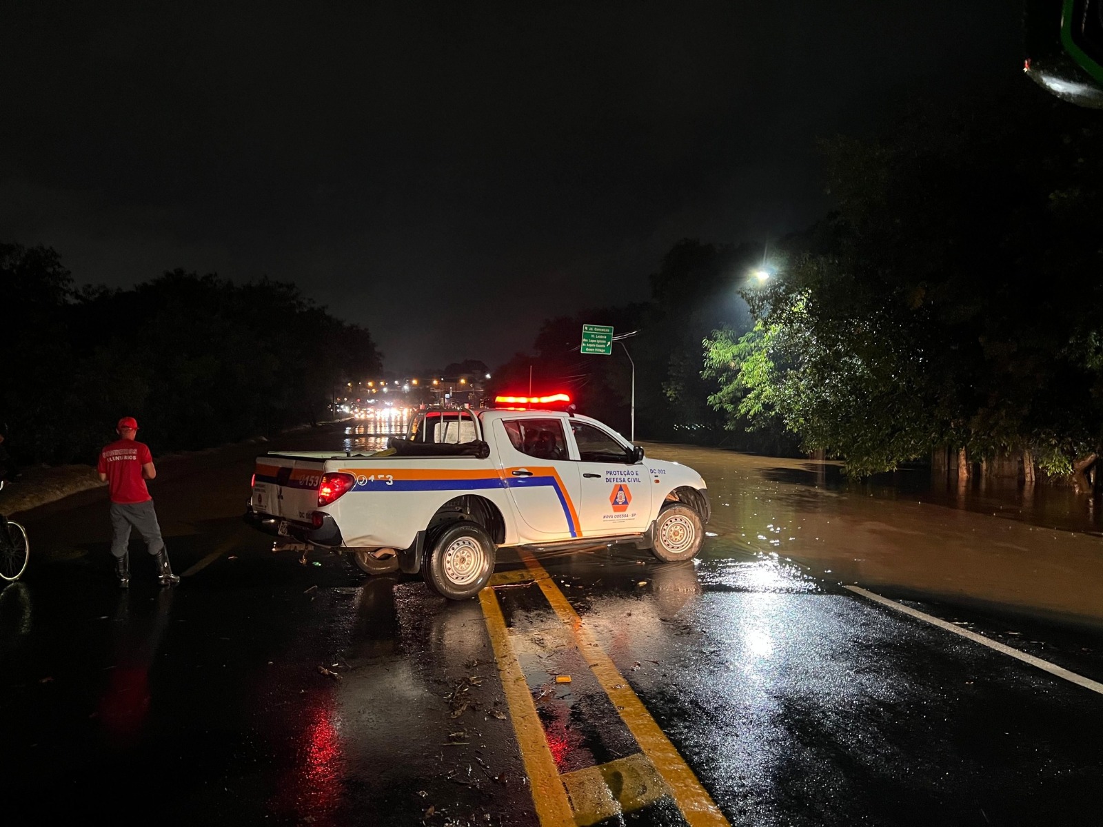 Após forte chuva, Defesa Civil mantém estado de alerta em Nova Odessa 