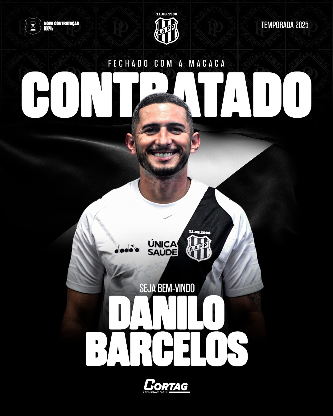 Danilo Barcelos comemora retorno à Ponte Preta: “Estou em casa”