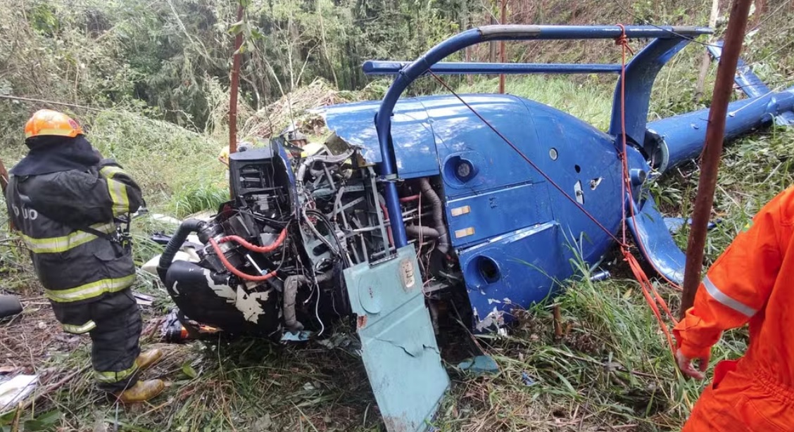 Tempo fechado dificultou buscas por helicóptero que caiu em Caieiras