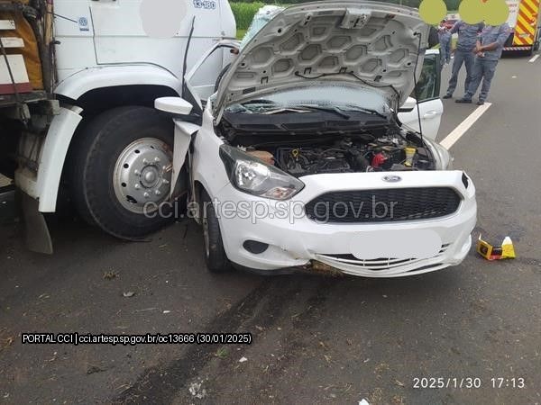 Uma pessoa morreu e duas ficaram feridas em acidente em rodovia de Mogi Guaçu 