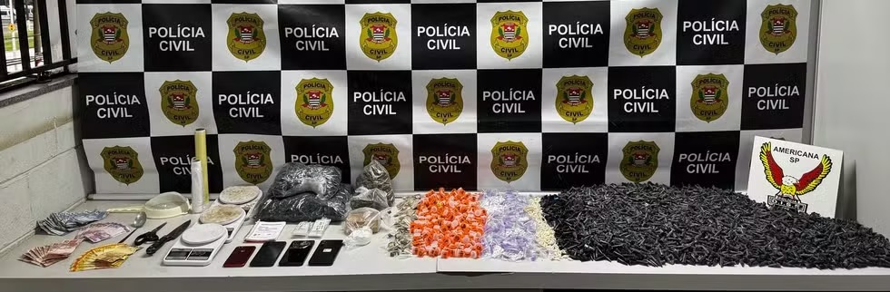 Polícia fecha central de drogas em Paulínia