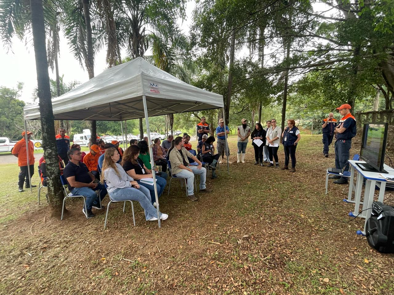 Defesa Civil faz treinamento para prevenção da febre amarela com uso de tecnologia