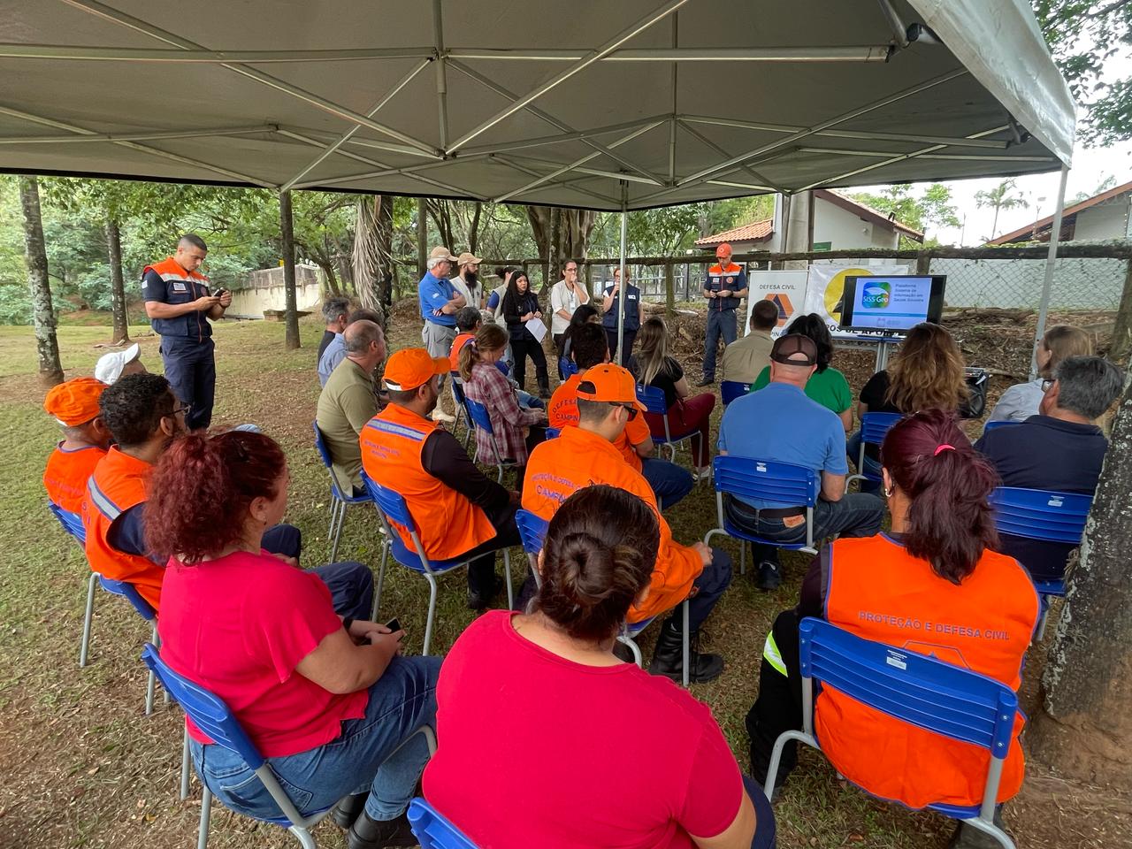 Defesa Civil faz treinamento para prevenção da febre amarela com uso de tecnologia