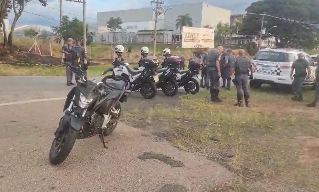 PM reage a assalto e baleia bandido em Campinas 