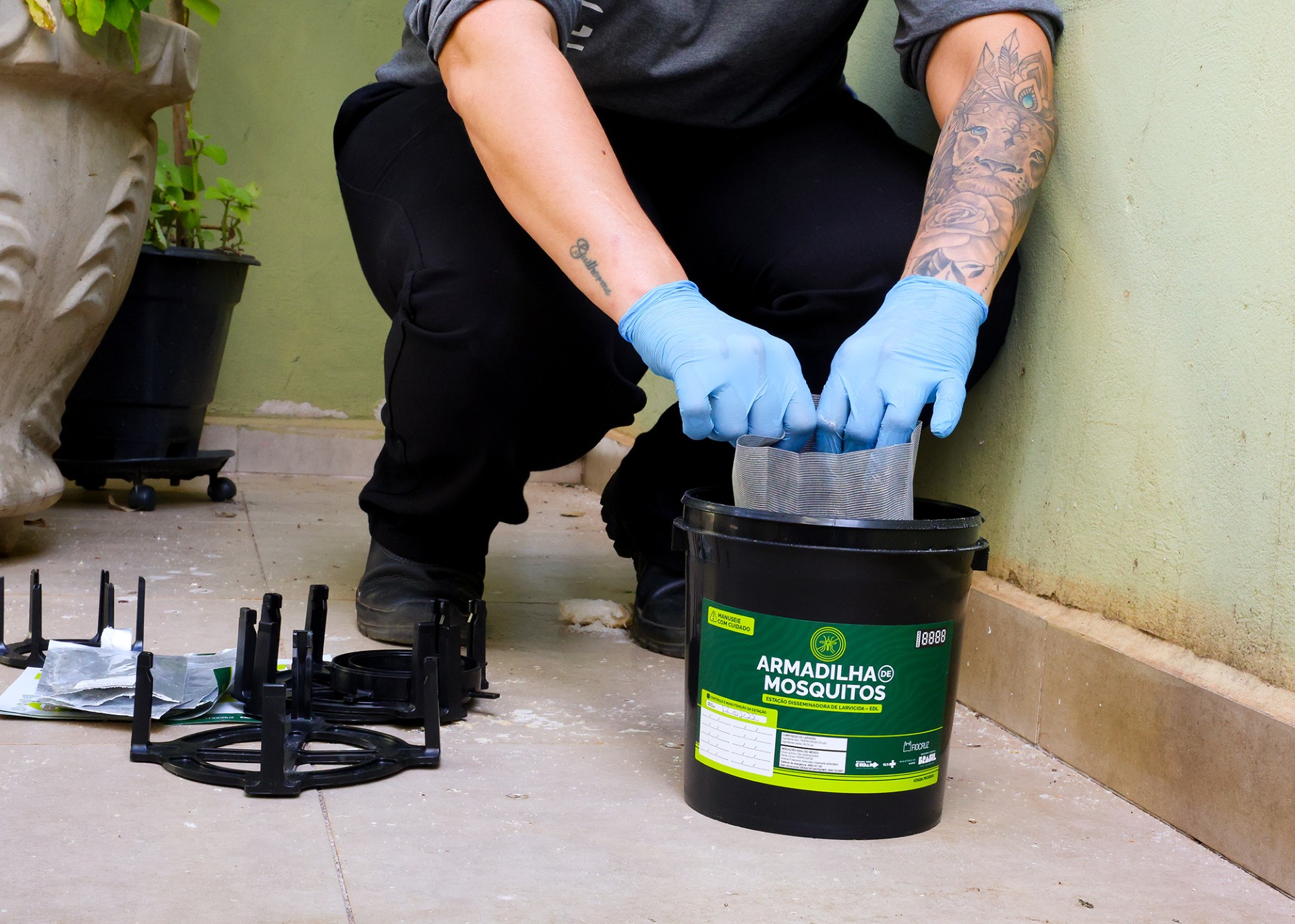 Nova armadilha contra mosquito da dengue começa a ser utilizada em Sta. B. d’Oeste