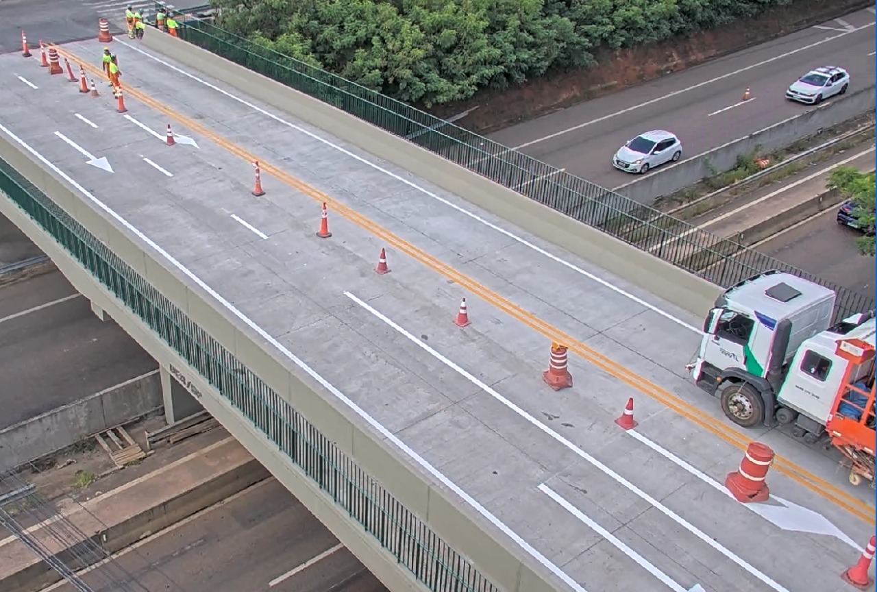 Viaduto da SP-101 que liga Sumarezinho ao Rosolém, em Hortolândia, será liberado nesta quinta