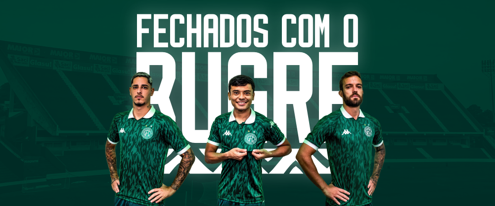 Guarani anuncia mais três jogadores para o Brasileirão Série C