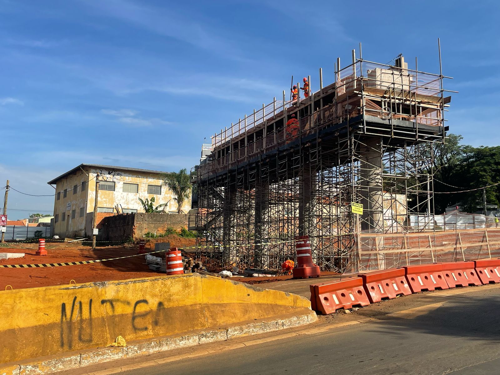 Obra de viaduto sobre linha férrea em Hortolândia será entregue no 2ª semestre, diz Rumo