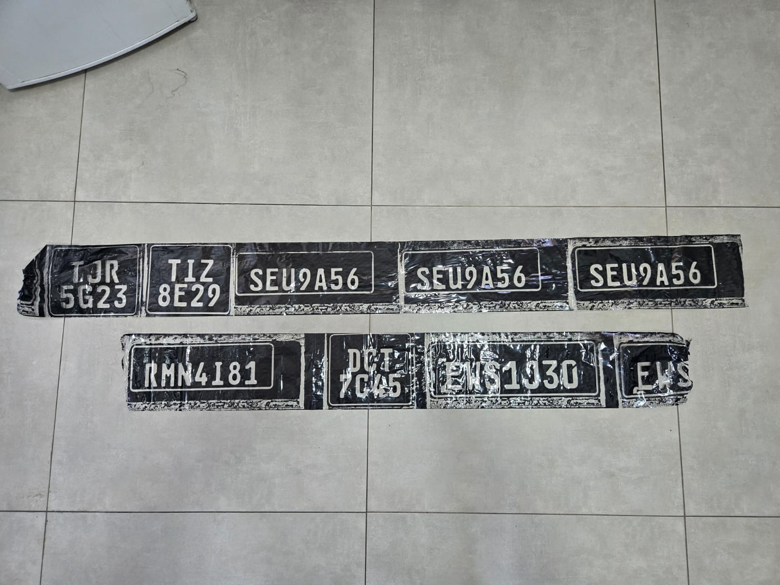 Placas irregulares são apreendidas em Santa Bárbara d’Oeste