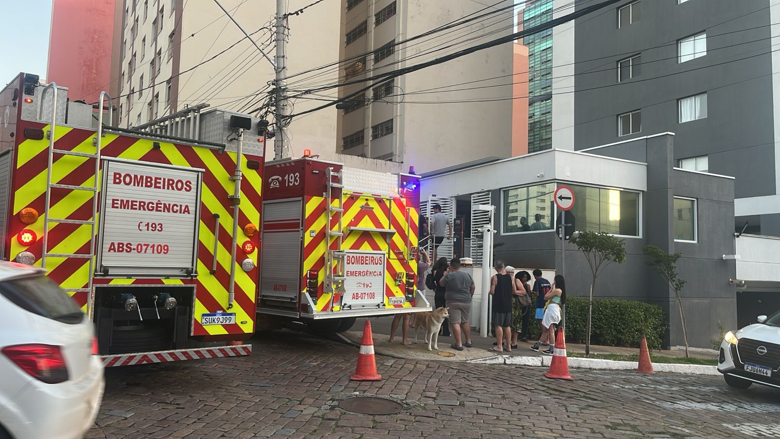 Princípio de incêndio mobiliza Corpo de Bombeiros em Campinas 