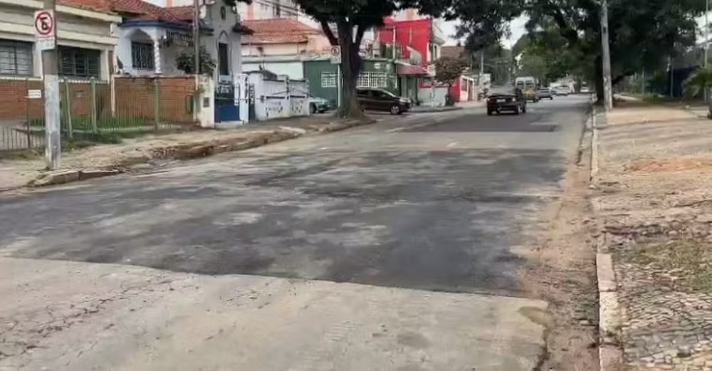 Av. da Saudade em Campinas é liberada após reparo em vazamento de adutora
