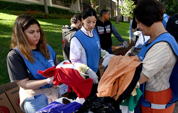 Dia D da Campanha do Agasalho arrecada uma tonelada em doações