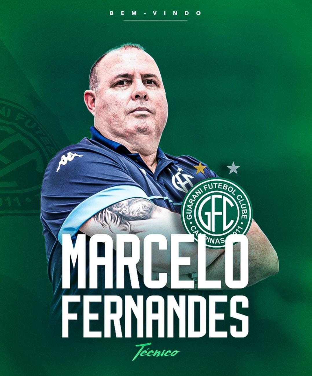 Guarani anuncia Marcelo Fernandes como novo treinador