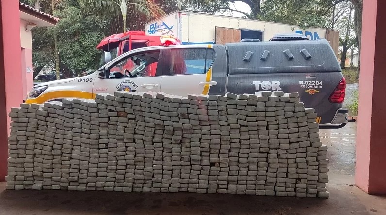 Polícia apreende 601 kg de maconha que seriam distribuídas em Campinas