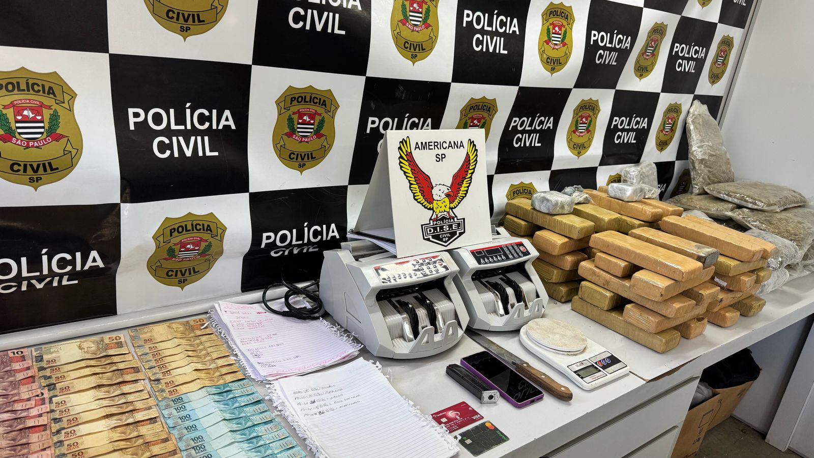 Dise apreende 43 quilos de maconha que saíram de Sumaré e eram distribuídas em São Paulo